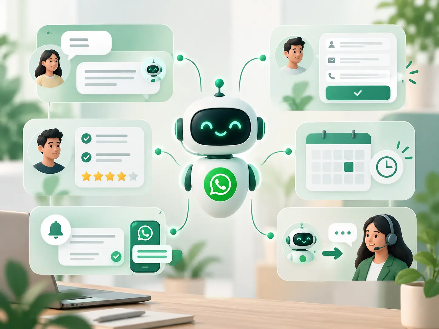 Qué puede automatizar un agente de IA en WhatsApp